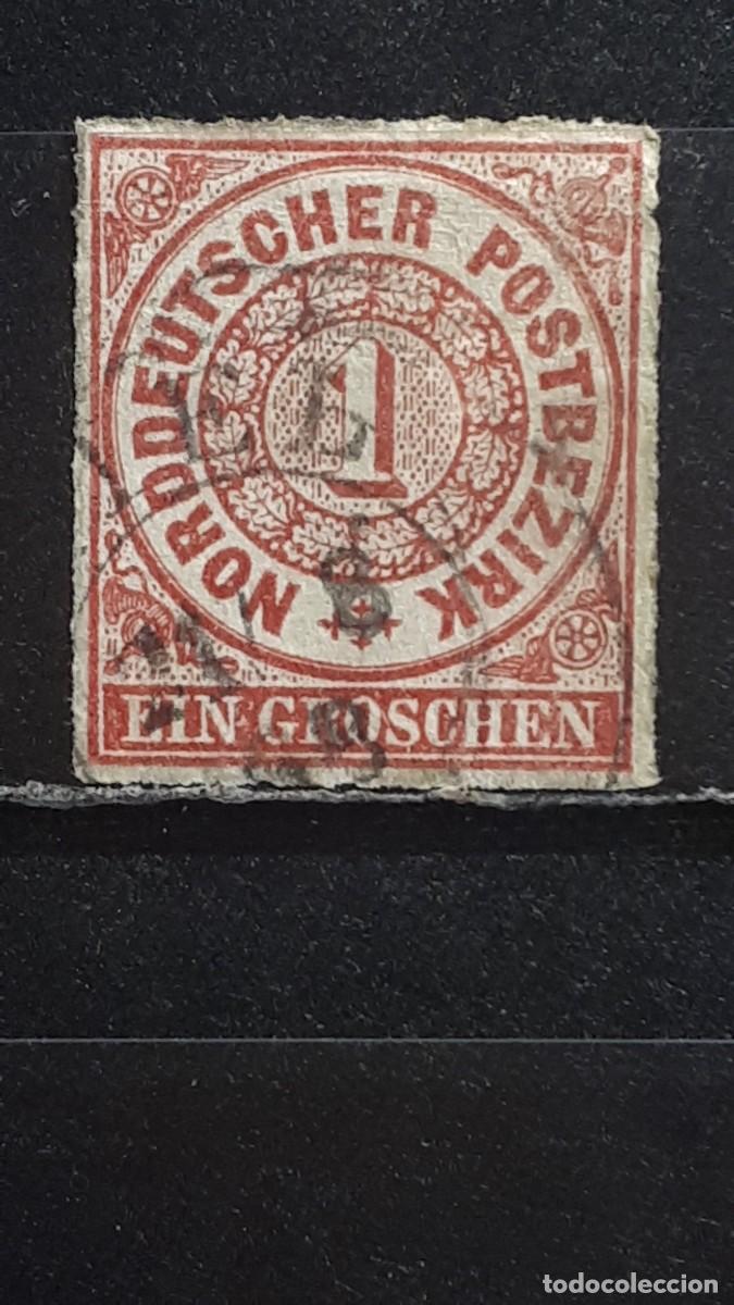 Sellos: Confederaci&oacute;n del norte. ALEMANIA. A&Ntilde;O 1868. &deg;.