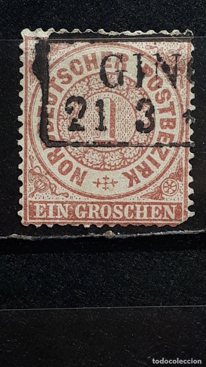 Sellos: Confederaci&oacute;n del norte. ALEMANIA. A&Ntilde;O 1869. &deg;. YVERT 15