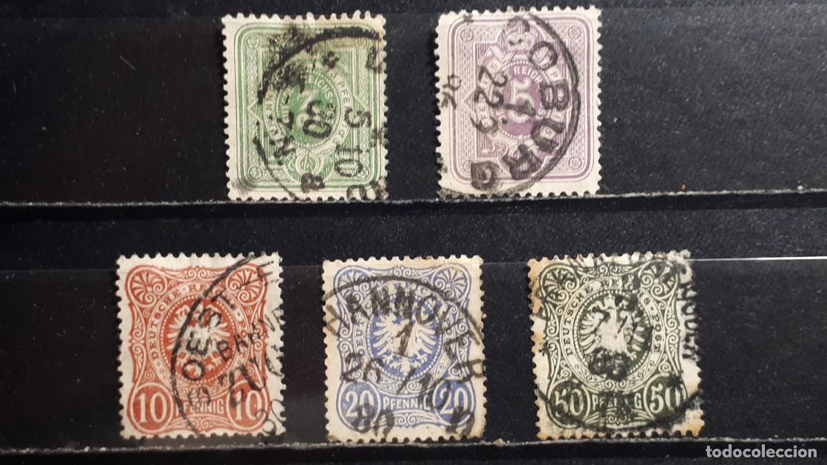 Sellos: ALEMANIA. A&Ntilde;O 1879. &deg;. YVERT 36/9