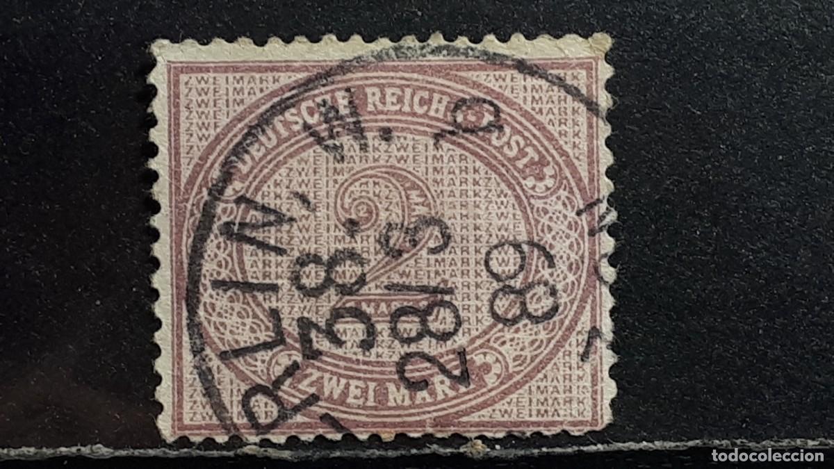 Sellos: ALEMANIA. A&Ntilde;O 1875-1900. &deg;. YVERT 43.