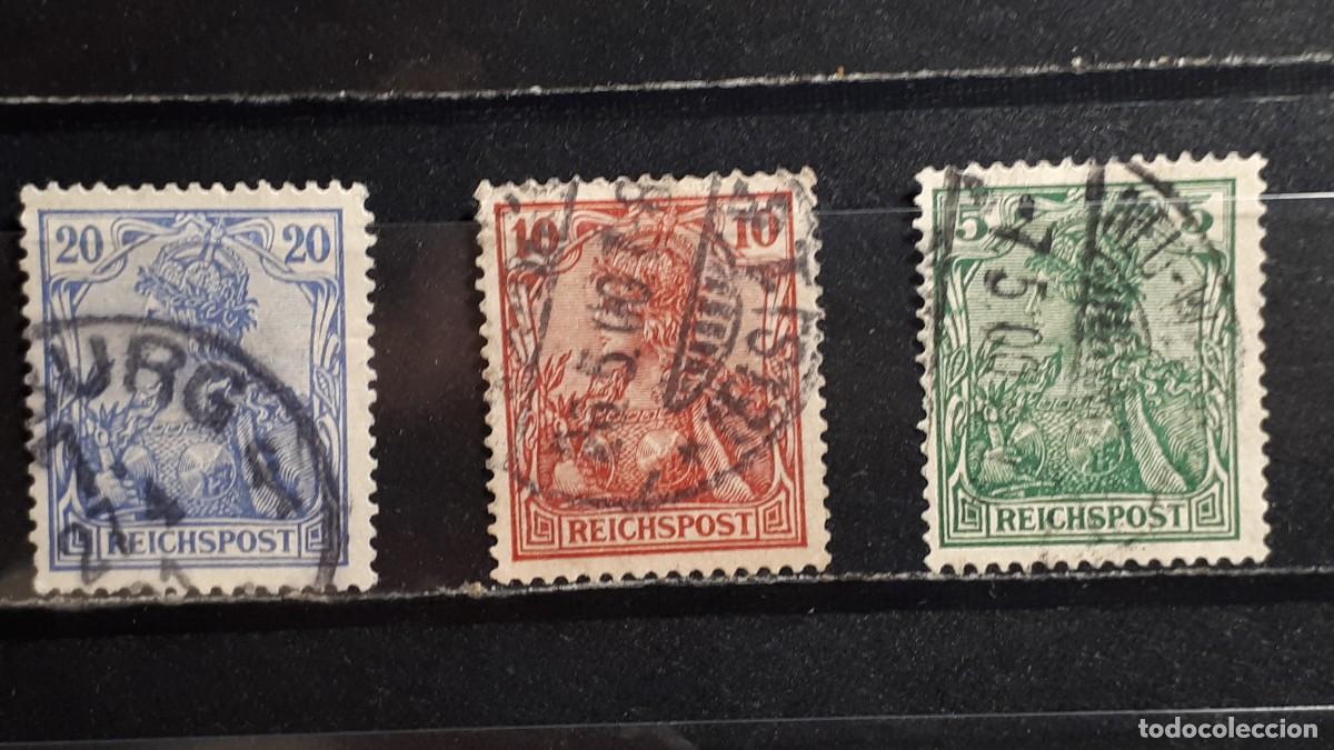 Sellos: ALEMANIA. A&Ntilde;O 1900. &deg;. YVERT 53/5