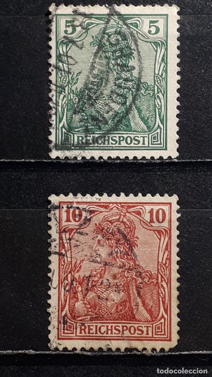Sellos: ALEMANIA. A&Ntilde;O 1900. &deg;. YVERT 53/4