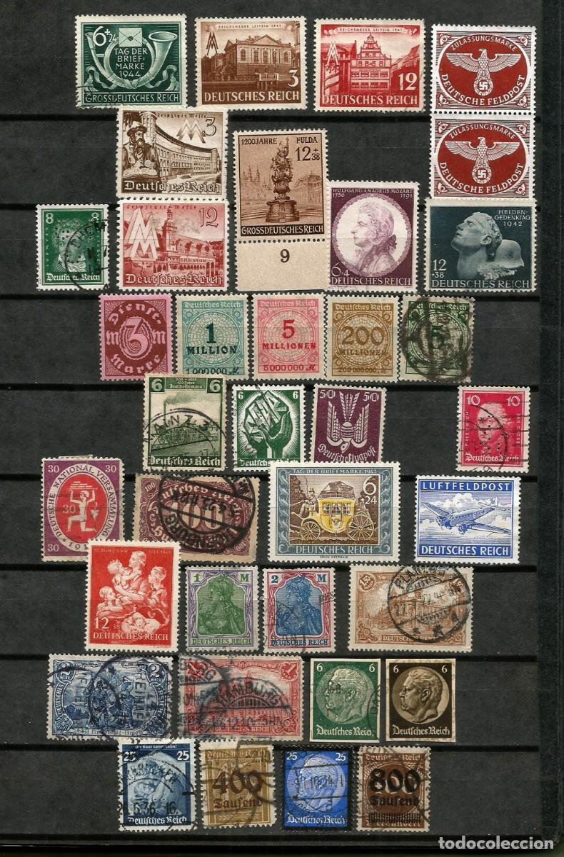 Sellos: ALEMANIA IMPERIO Y NAZI - LOTE DE MAS DE 50 SELLOS NUEVOS Y USADOS - BUEN VALOR