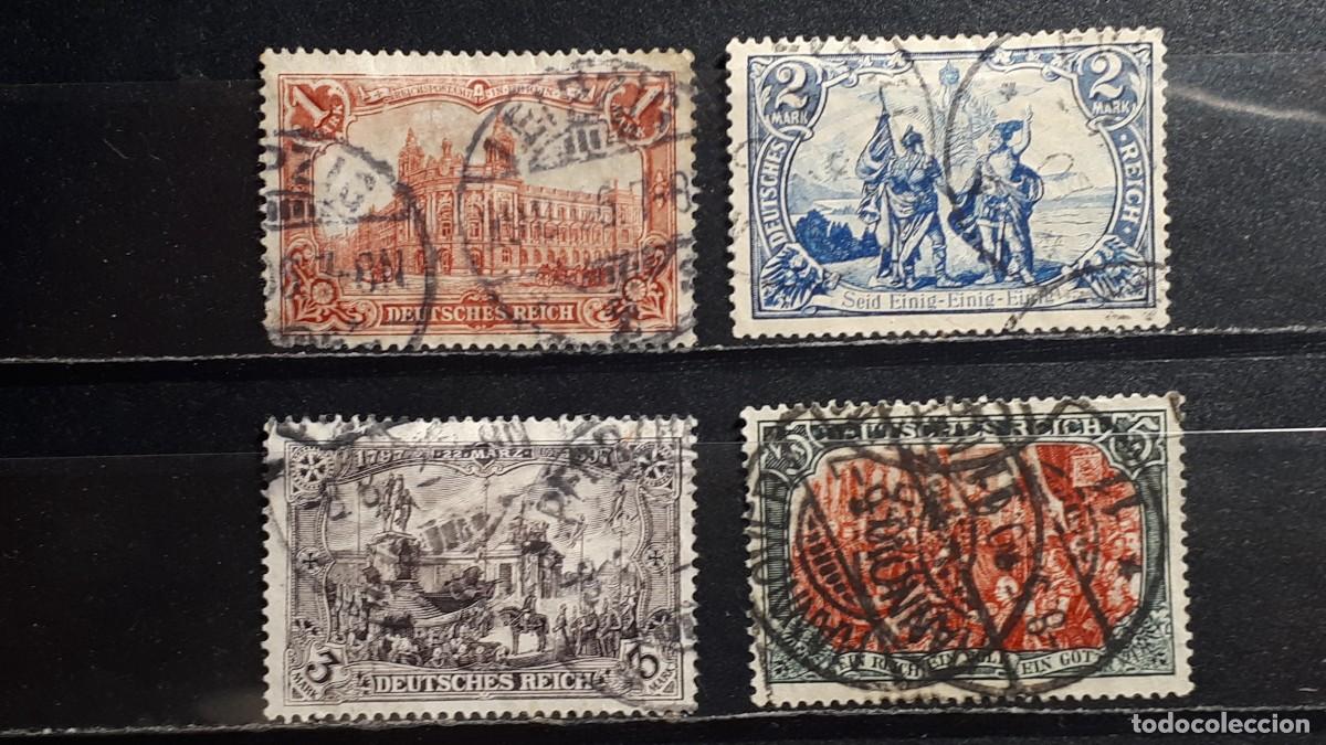 Sellos: ALEMANIA. A&Ntilde;O 1905-12. &deg;. YVERT 92/5