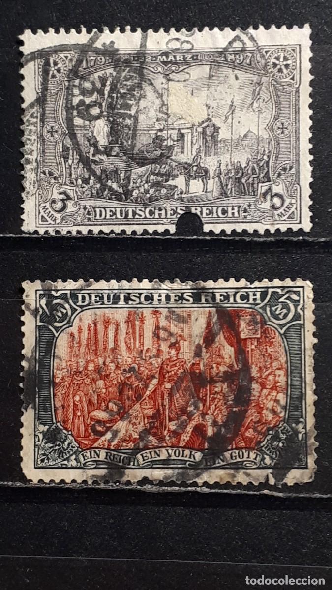 Sellos: ALEMANIA. A&Ntilde;O 1905-12. &deg;. YVERT 94, 95
