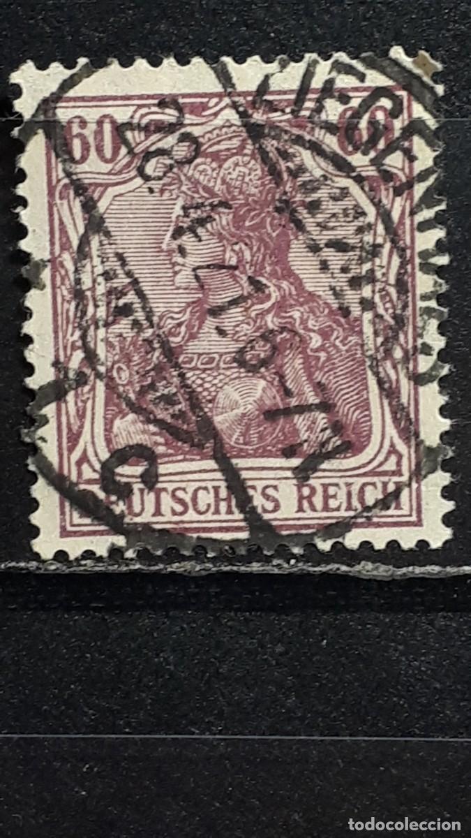 Sellos: ALEMANIA. A&Ntilde;O 1905-12. &deg;. YVERT 90