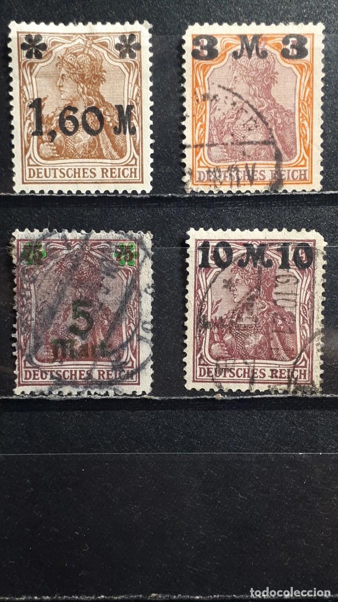 Sellos: ALEMANIA. A&Ntilde;O 1921. &deg;/*. YVERT 134/7