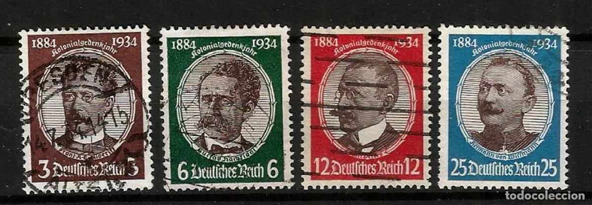 Sellos: ALEMANIA IMPERIO 1933 - REICH - GOBERNADORES - SERIE COMPLETA USADA Y CARA