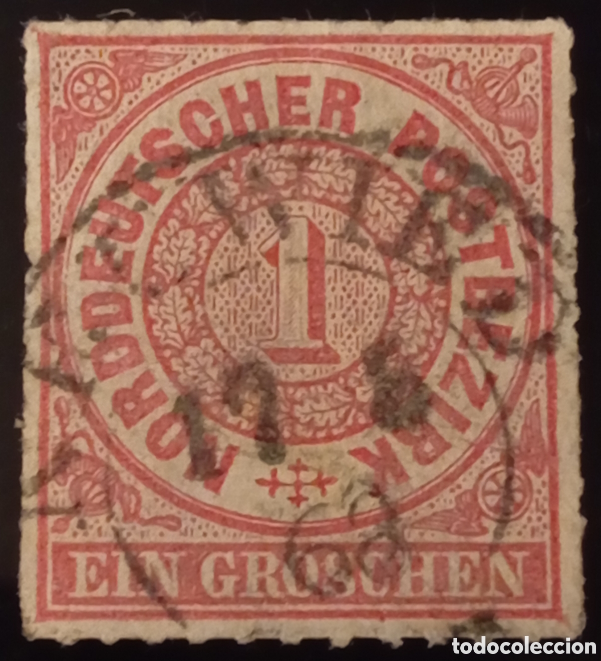 Sellos: Sello Alemania Norte (NDP) 1869 - Michel Nr. 16 - 1 Groschen Usado