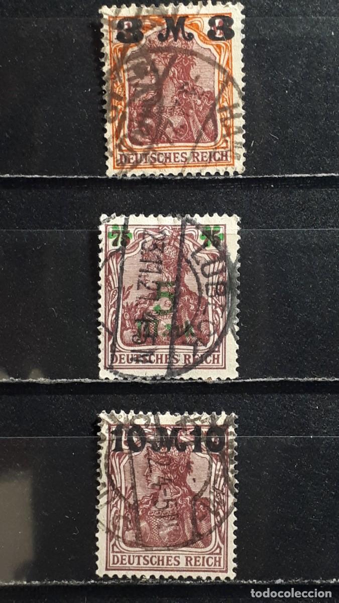 Sellos: ALEMANIA. A&Ntilde;O 1921. &deg;. YVERT 135/7