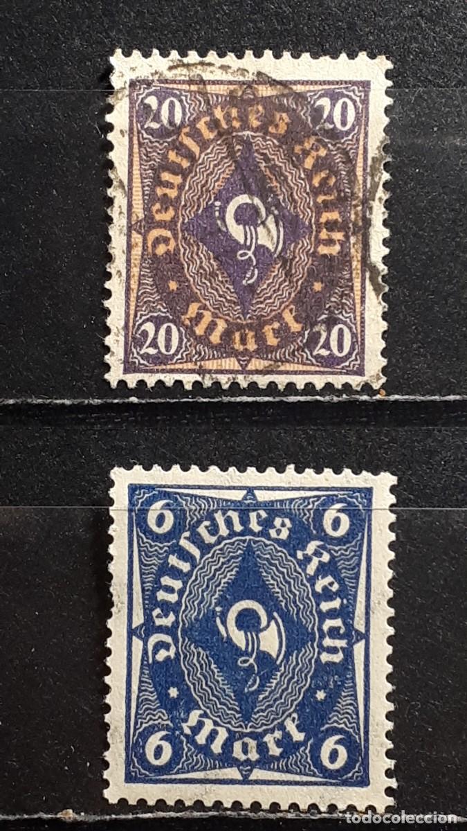 Sellos: ALEMANIA. A&Ntilde;O 1922-3, &deg;/* YVERT 201, 209