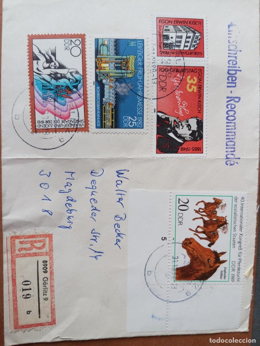 Sellos: ALEMANIA, RDA, 1993, CERTIFICADO DE GORLITZ