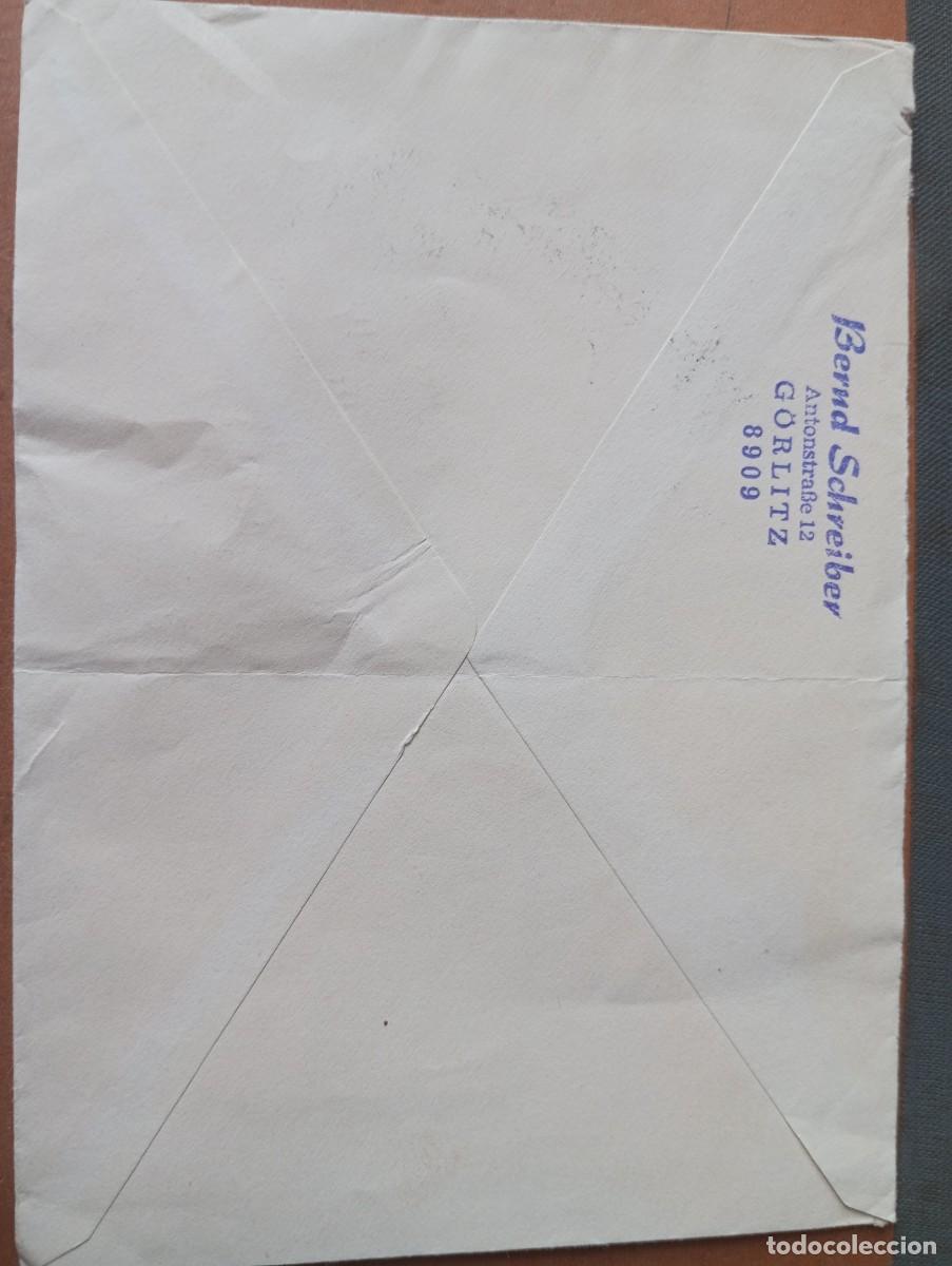 Sellos: ALEMANIA, RDA, 1993, CERTIFICADO DE GORLITZ - Foto 2