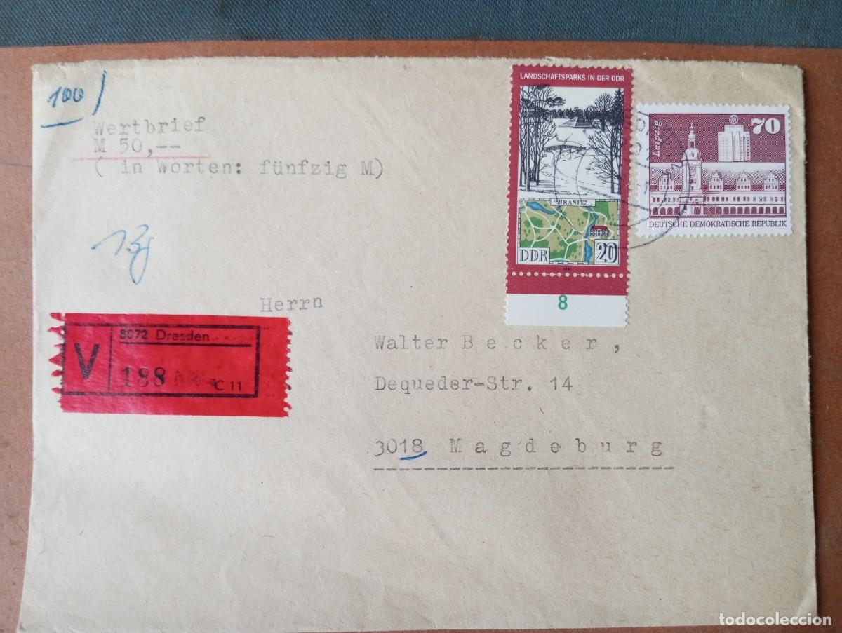 Sellos: ALEMANIA, RDA, 1981, CERTIFICADO DE DRESDE,