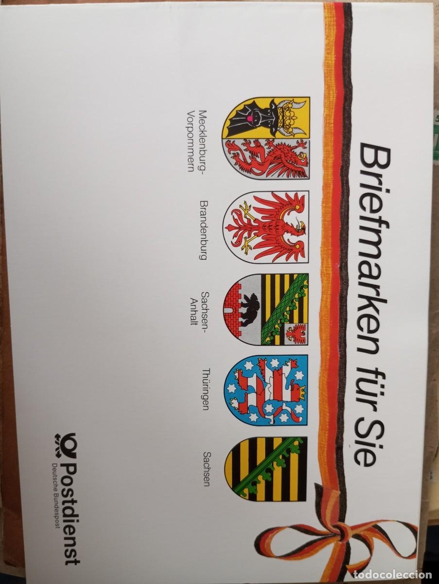 Sellos: ALEMANIA, RFA, 1991, CARPETA OFICIAL CON DIEZ SELLOS DE THERESE GIEHSE