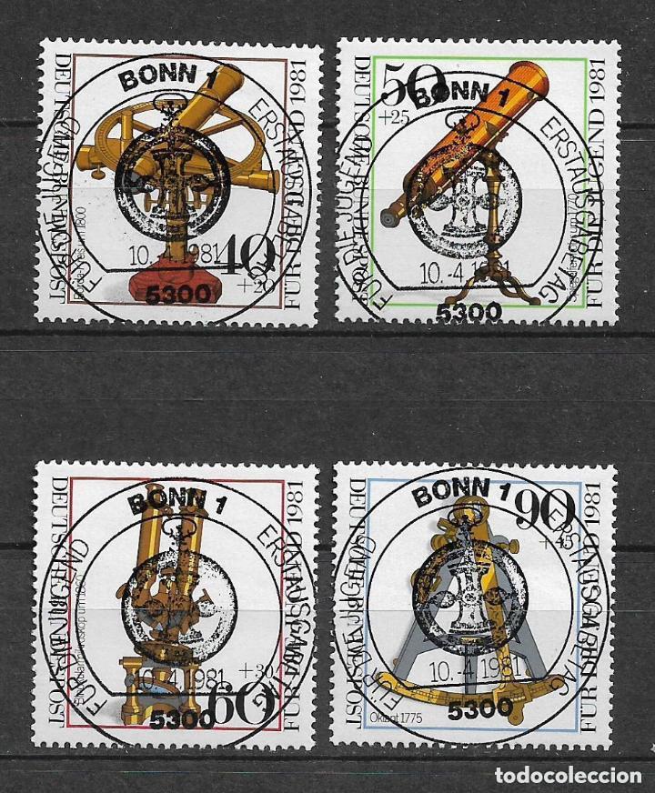 Sellos: Alemania 1981 serie completa usado goma ** 4&euro; - 1/1