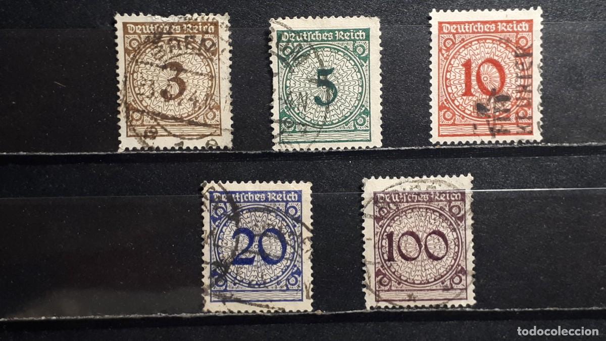 Sellos: ALEMANIA. A&Ntilde;O 1923,&deg;. YVERT 331/6