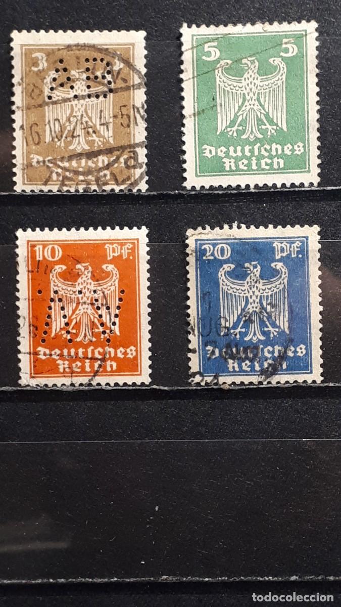 Sellos: ALEMANIA. A&Ntilde;O 1924-5,&deg;. YVERT 348/51