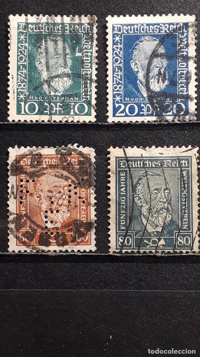 Sellos: ALEMANIA. A&Ntilde;O 1924-5,&deg;. YVERT 359/62.