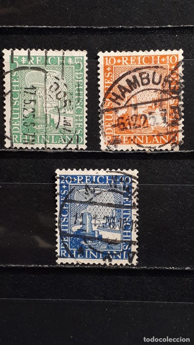 Sellos: ALEMANIA. A&Ntilde;O 1925,&deg;. YVERT 365/7.