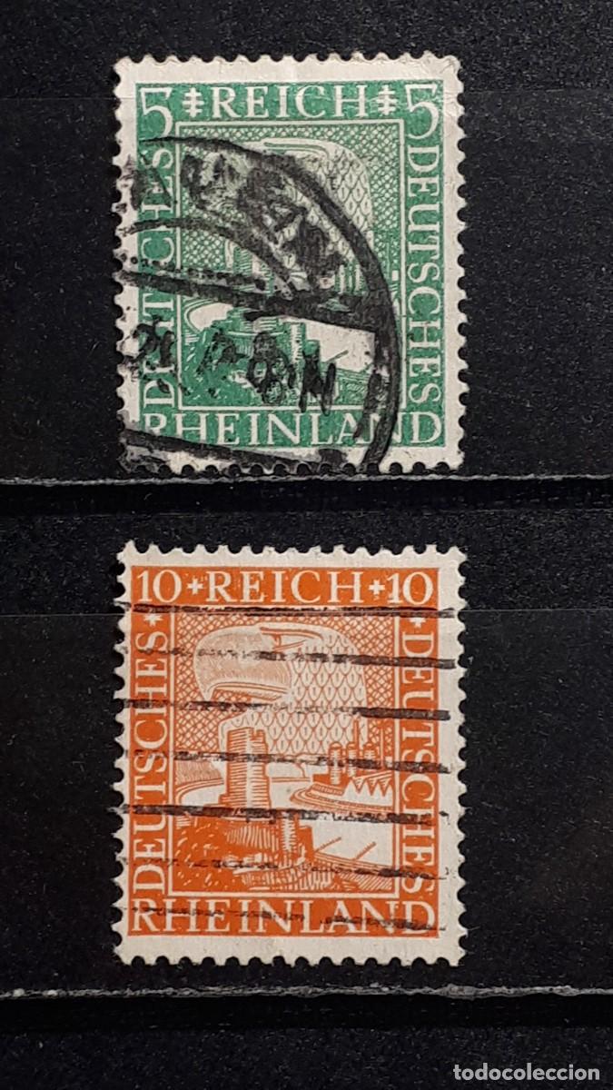 Sellos: ALEMANIA. A&Ntilde;O 1925,&deg;. YVERT 365/6