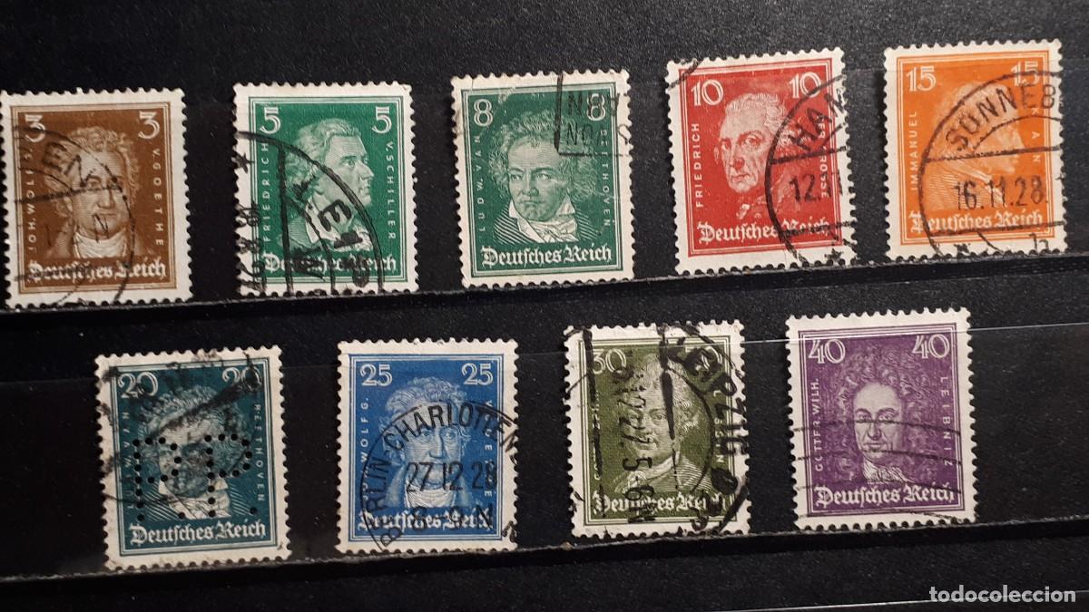 Sellos: ALEMANIA. A&Ntilde;O 1926-7,&deg;. YVERT 379/87