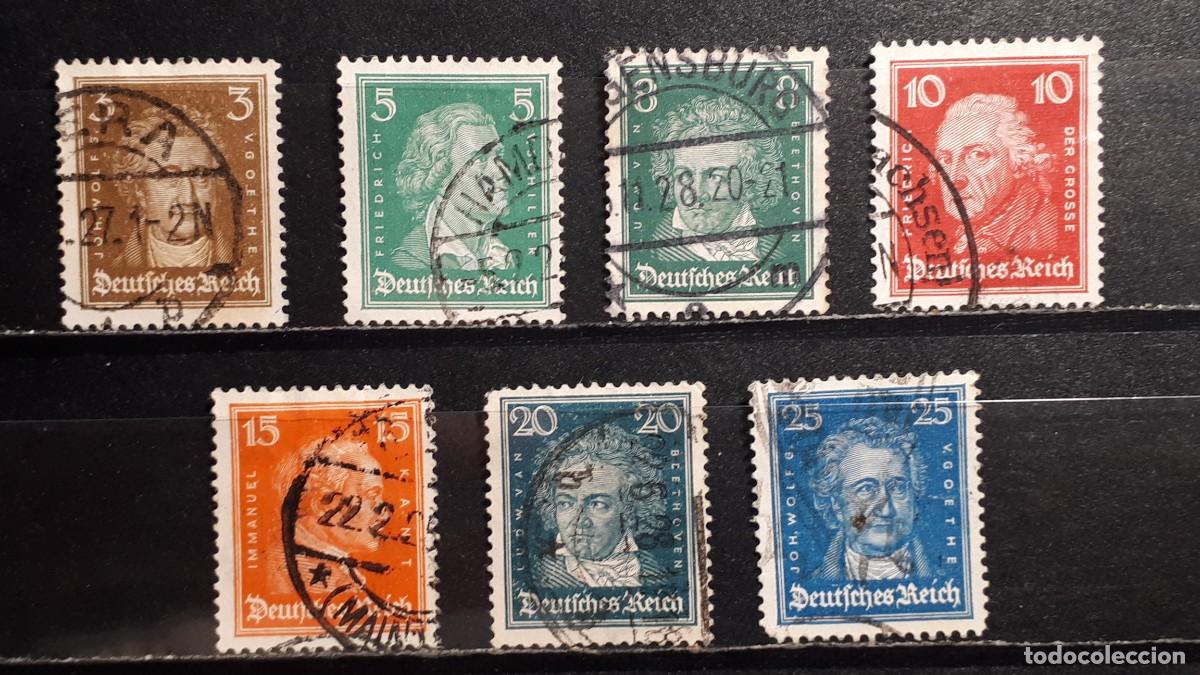 Sellos: ALEMANIA. A&Ntilde;O 1926-7,&deg;. YVERT 379/85
