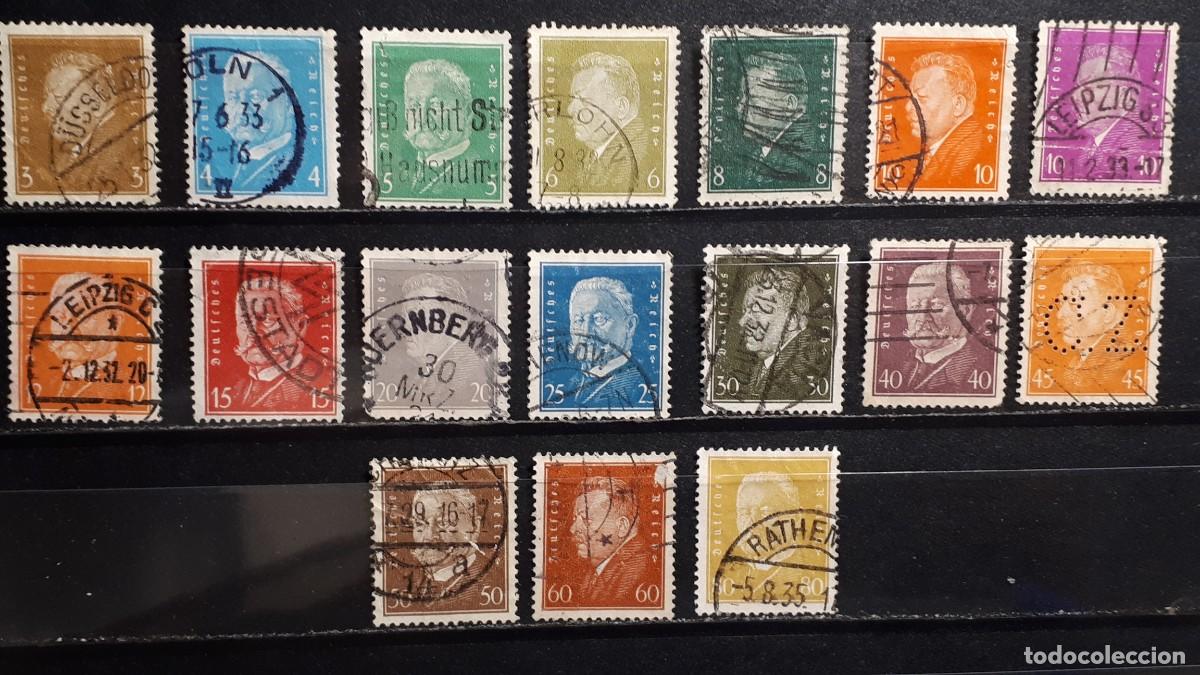 Sellos: ALEMANIA. A&Ntilde;O 1928-32. &deg;. YVERT 401/14, falta 406, 413