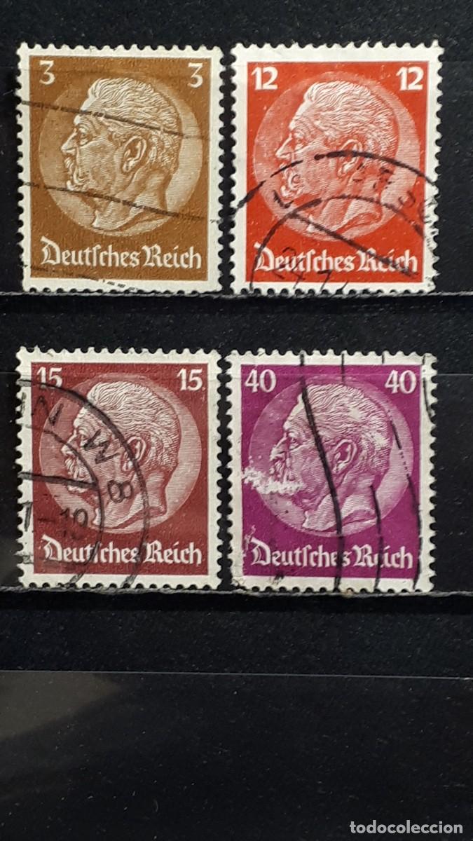 Sellos: ALEMANIA. A&Ntilde;O 1933-6. &deg;. YVERT, 484, 490/1, 495