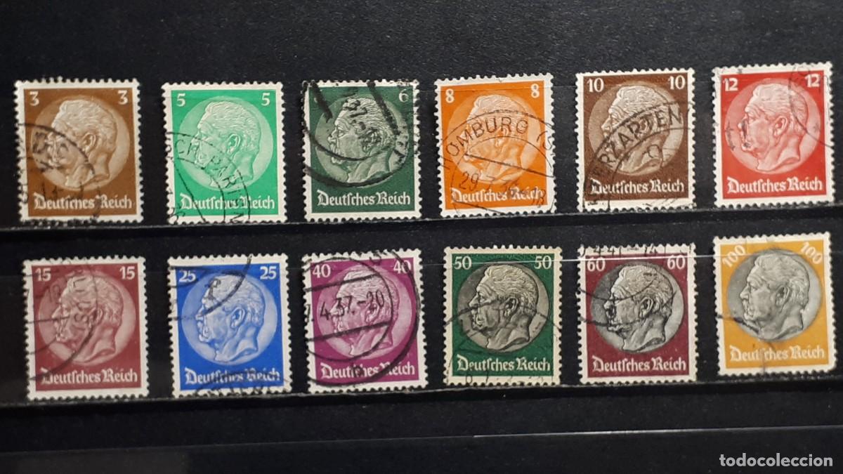 Sellos: ALEMANIA. A&Ntilde;O 1933-6. &deg;. YVERT, 484, 486/91, 493, 495/6, 498