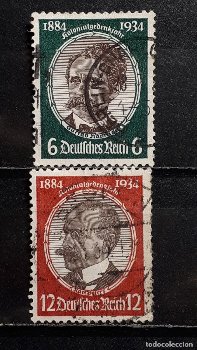 Sellos: ALEMANIA. A&Ntilde;O 1934. &deg;. YVERT, 500/1