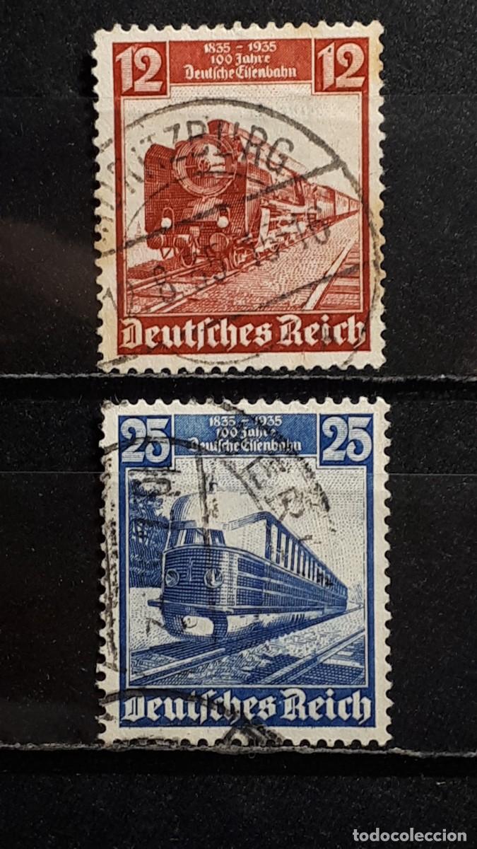 Sellos: ALEMANIA. A&Ntilde;O 1935. &deg;. YVERT, 540/1