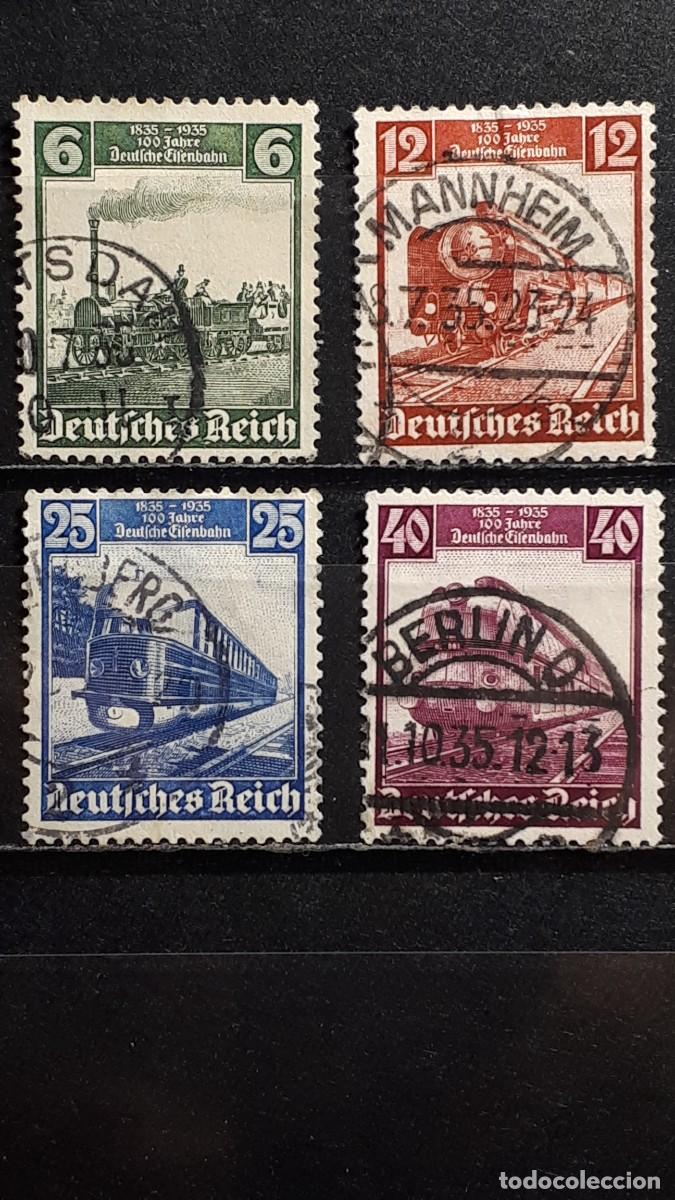 Sellos: ALEMANIA. A&Ntilde;O 1935. &deg;. YVERT, 539/42