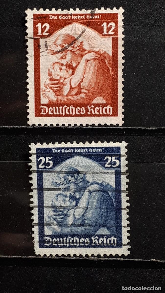 Sellos: ALEMANIA. A&Ntilde;O 1935. &deg;. YVERT, 526/7