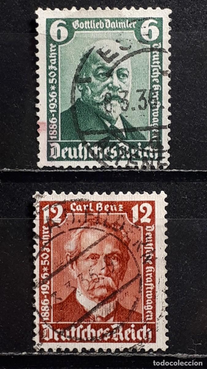 Sellos: ALEMANIA. A&Ntilde;O 1935. &deg;. YVERT, 562/3