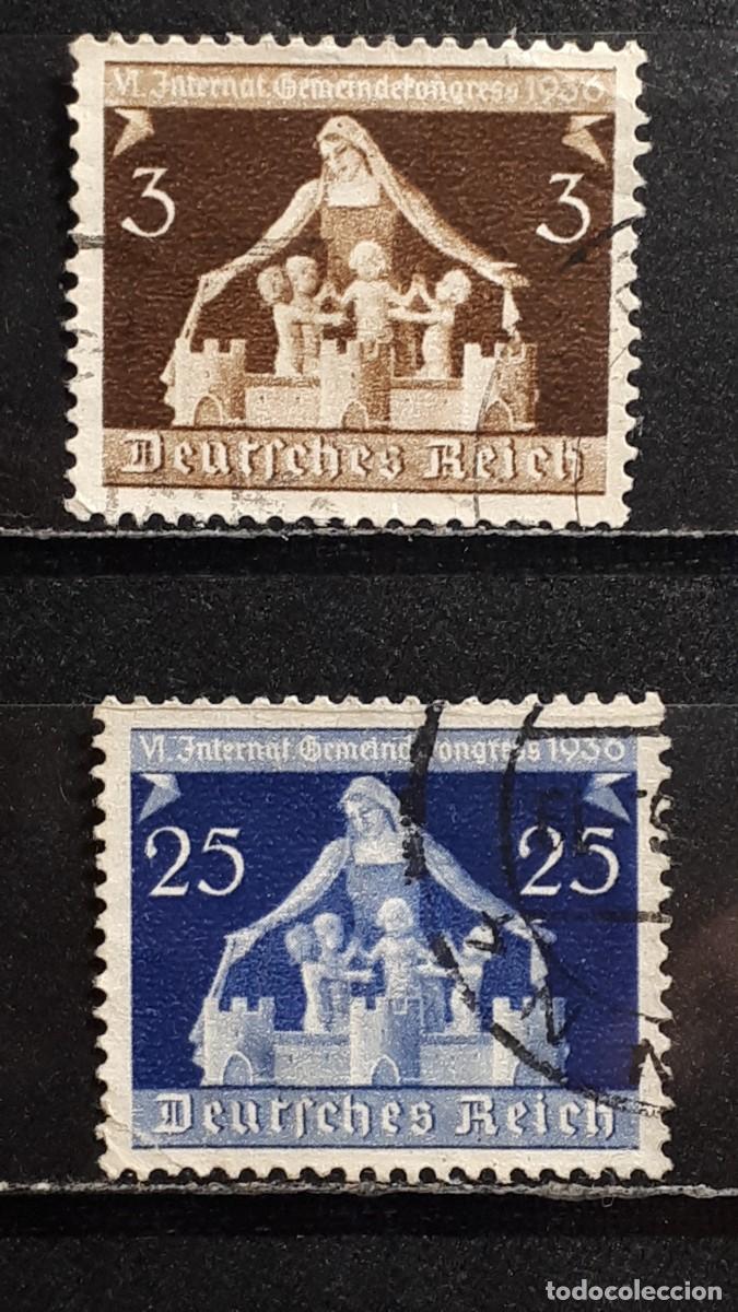 Sellos: ALEMANIA. A&Ntilde;O 1936. &deg;. YVERT, 573, 276