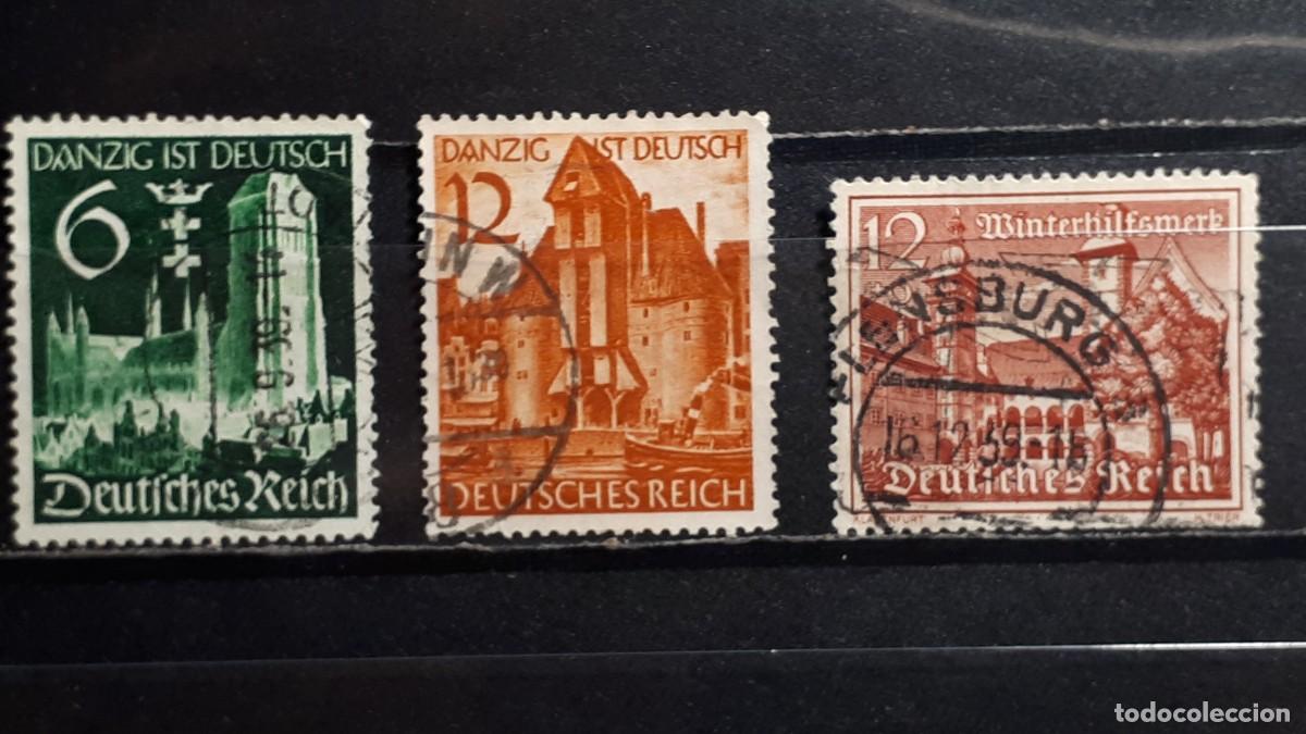 Sellos: ALEMANIA. A&Ntilde;O 1939. &deg;. YVERT, 652/3, 659