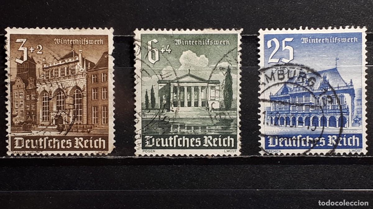 Sellos: ALEMANIA. A&Ntilde;O 1940. &deg;. YVERT, 675, 678, 682