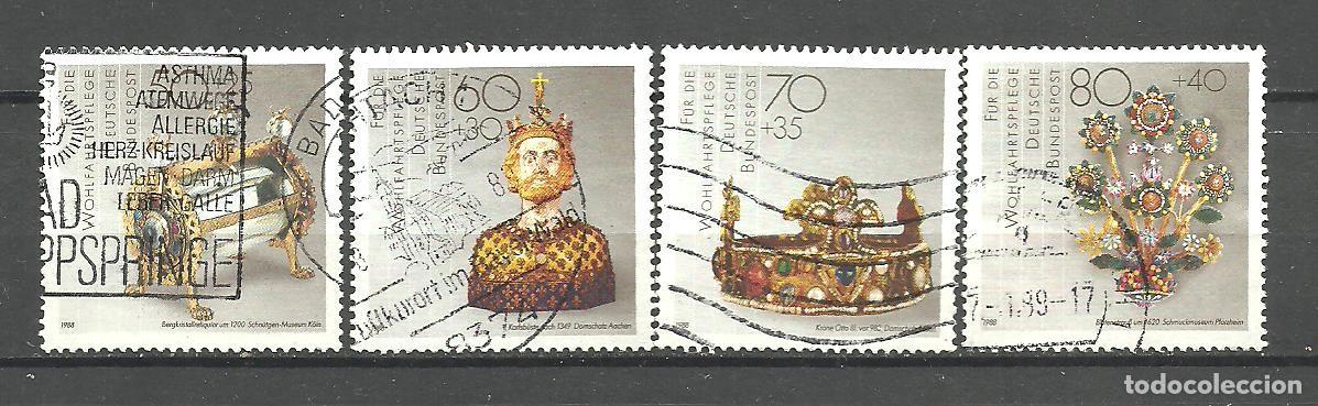 Sellos: ALEMANIA FEDERAL 1988 - MICHEL NRO. 1383-86 - USADO