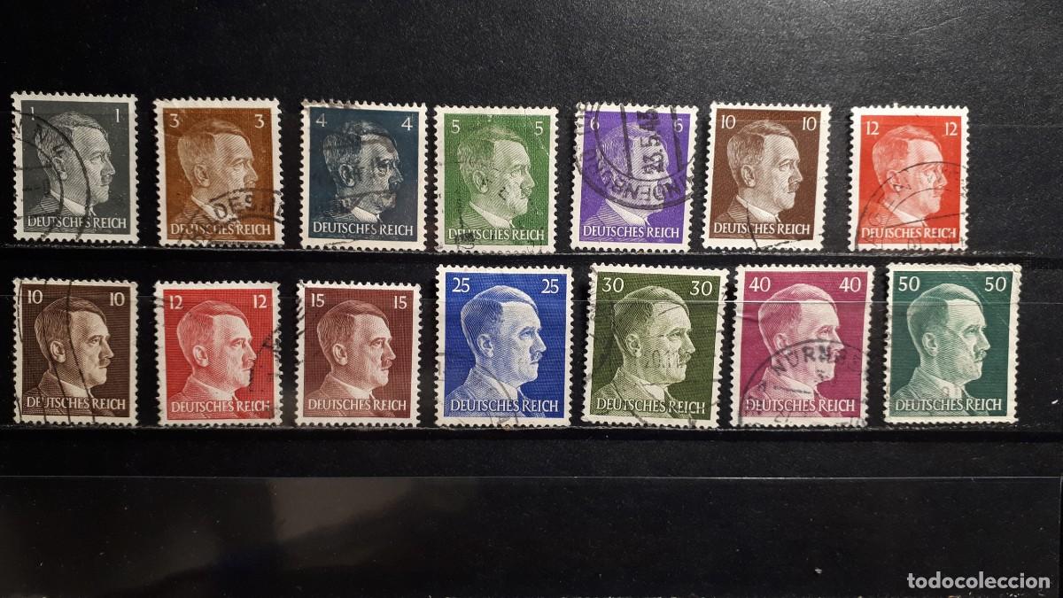 Sellos: ALEMANIA. A&Ntilde;O 1941-3. &deg;. YVERT, 705/9, 720A/13, 717/20