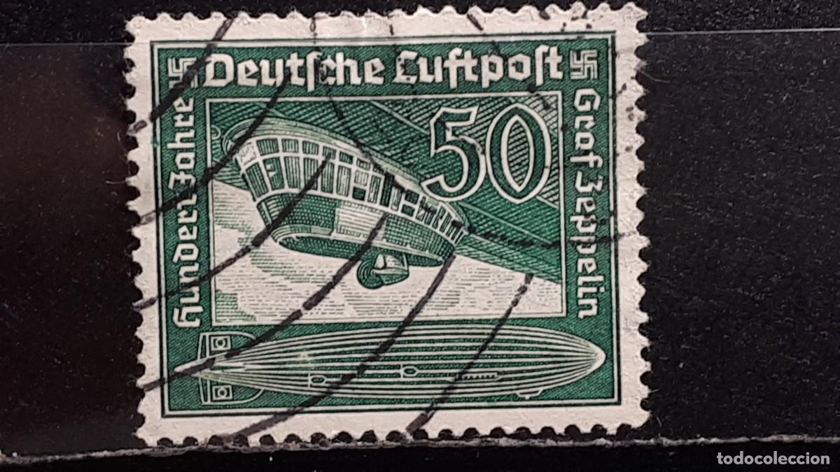 Sellos: ALEMANIA. A&Ntilde;O 1936. &deg;. YVERT A&eacute;reo 58