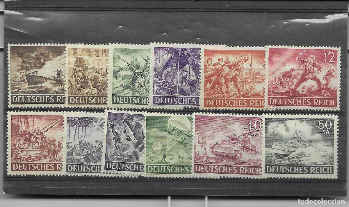 Sellos: Serie completa nueva emitida por Alemania en 1943