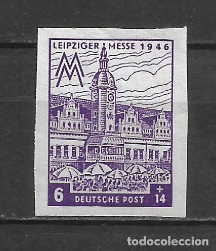 Sellos: alemania west-sachsen 1946 michel 162 BY ** mnh 6&euro; - 9/40