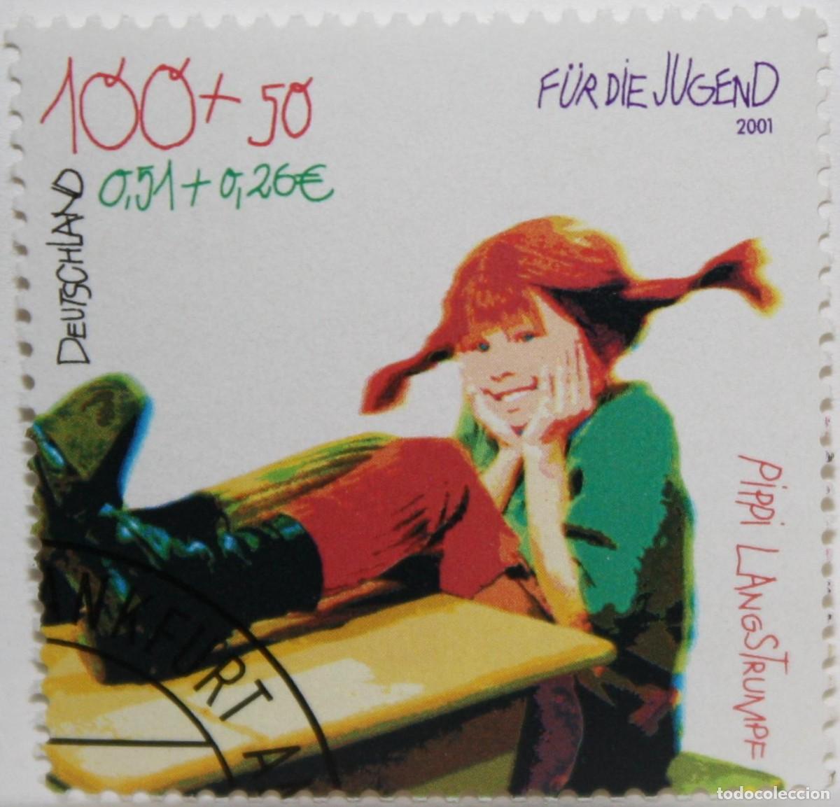 Sellos: Sello Postal Pipi Langstrumpf 2001