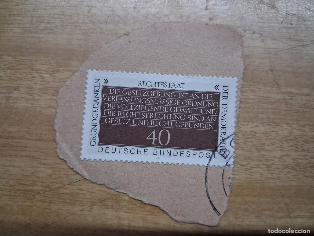 Sellos: sello deutsche bundespost 40