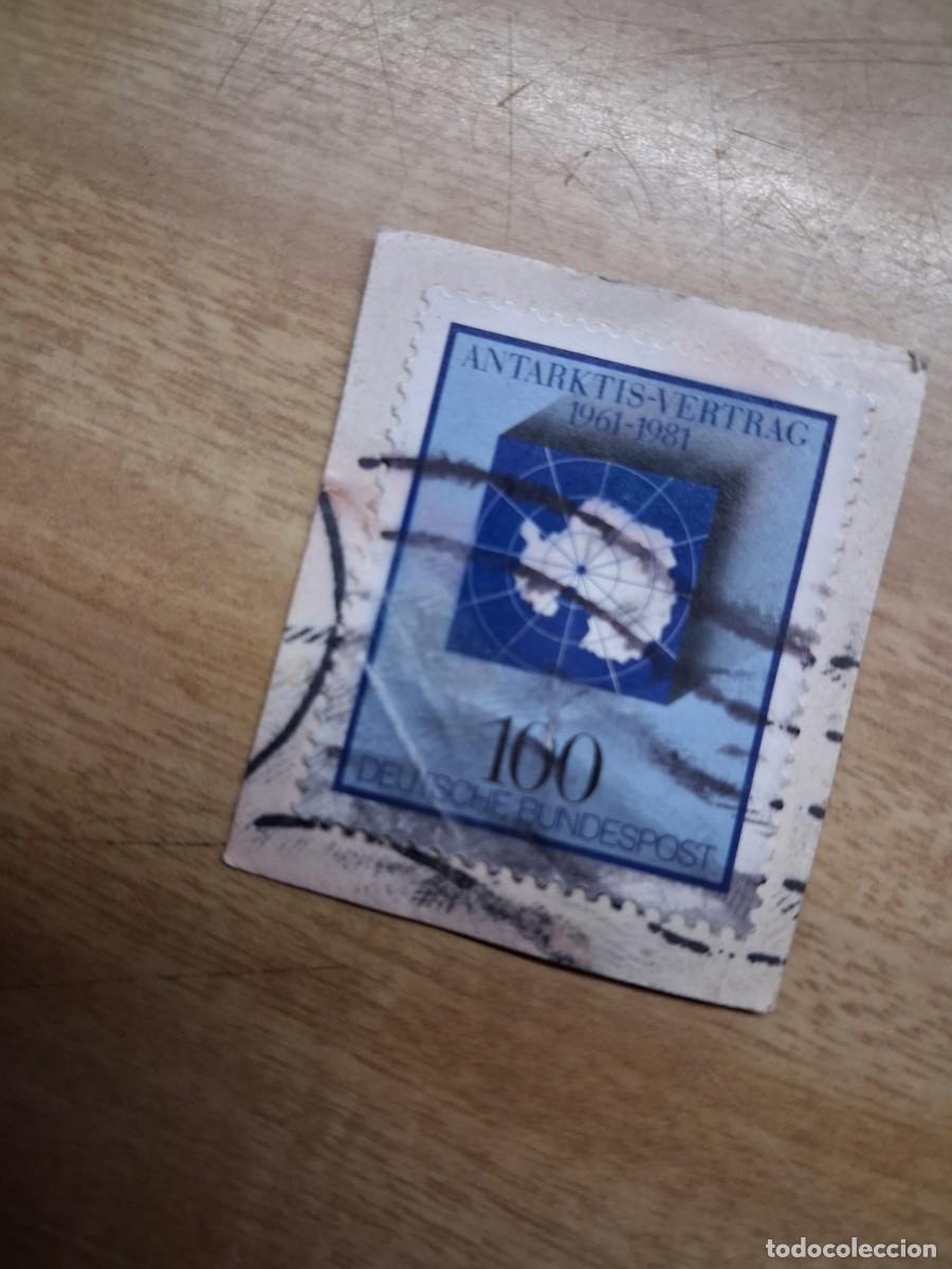 Sellos: sello deutsche bundespost - Antarktis - Vertrag - 1961-1981 - 160 - escaso