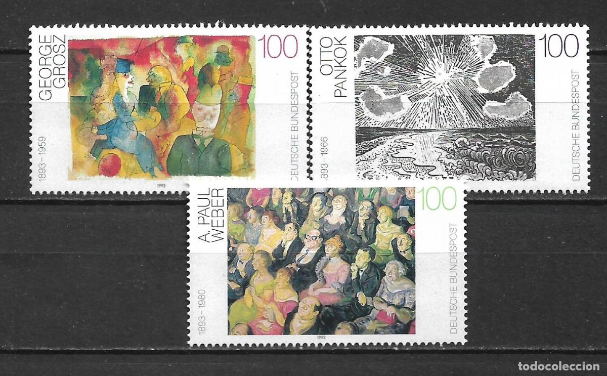 Sellos: alemania 1993 michel 1656/1658 ** mnh - 14/13