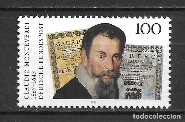 Sellos: alemania 1993 michel 1705 ** mnh - 14/14