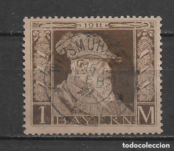 Sellos: alemania bayern 1911 michel 86 usado 8&euro; - 2/6