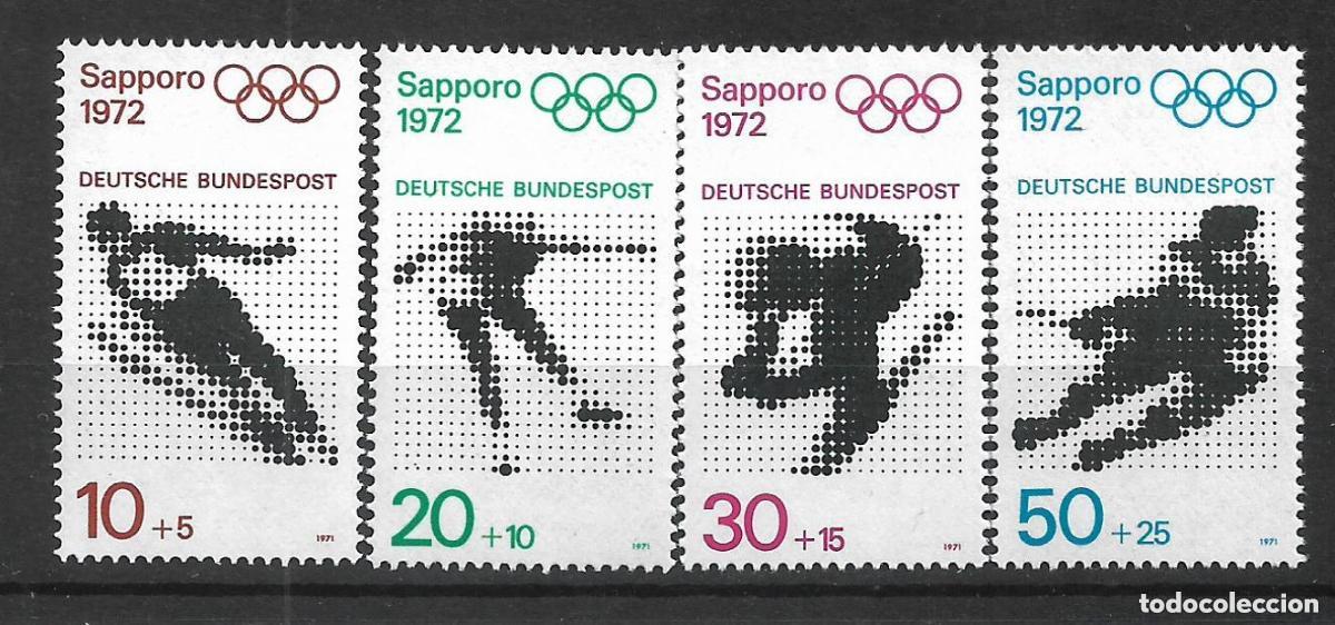 Sellos: alemania 1971 michel 680/683 ** mnh olimpiadas 3.50&euro; - 3/2